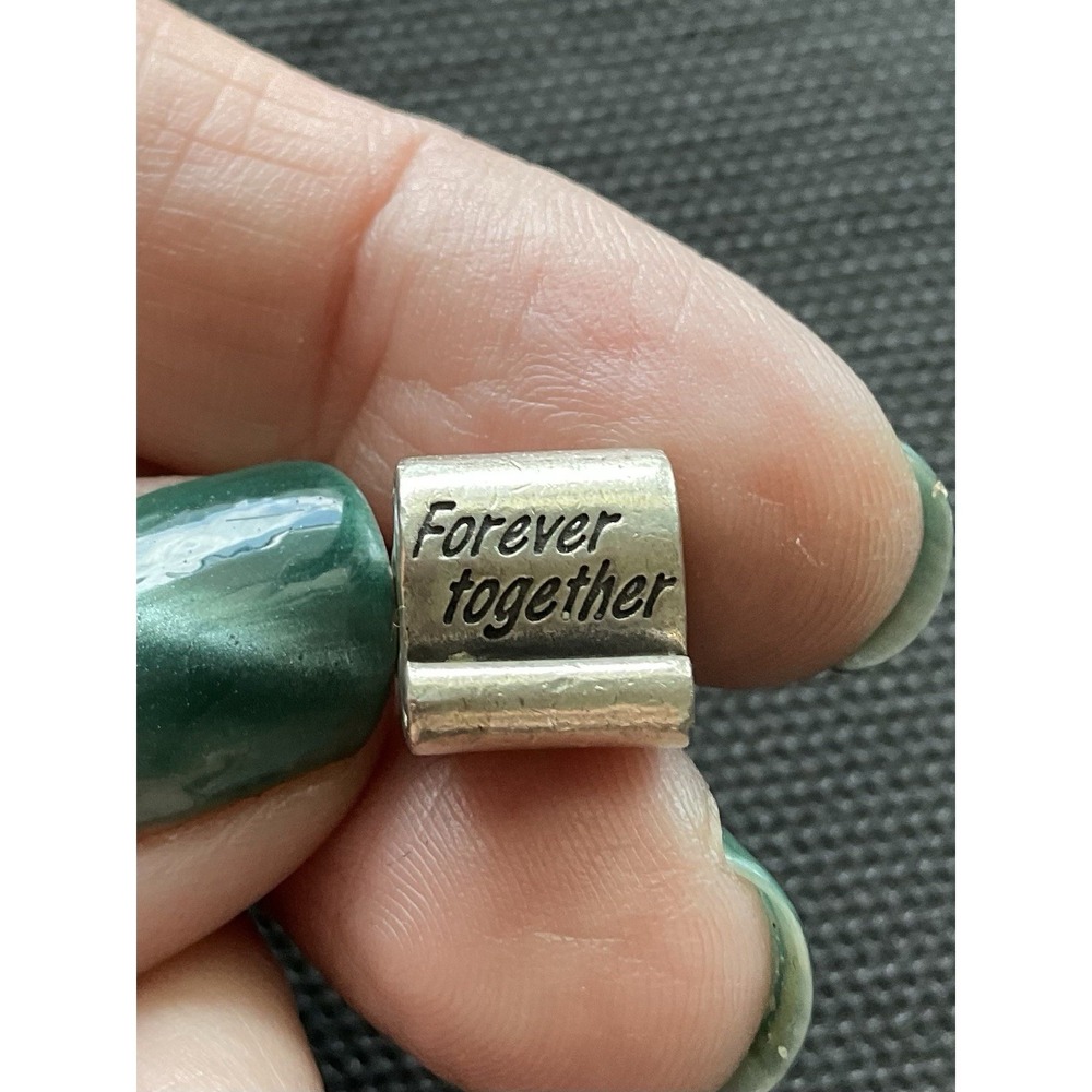 Pandora Sterling Silver "Forever Together" Scroll Bead Charm ALE 925